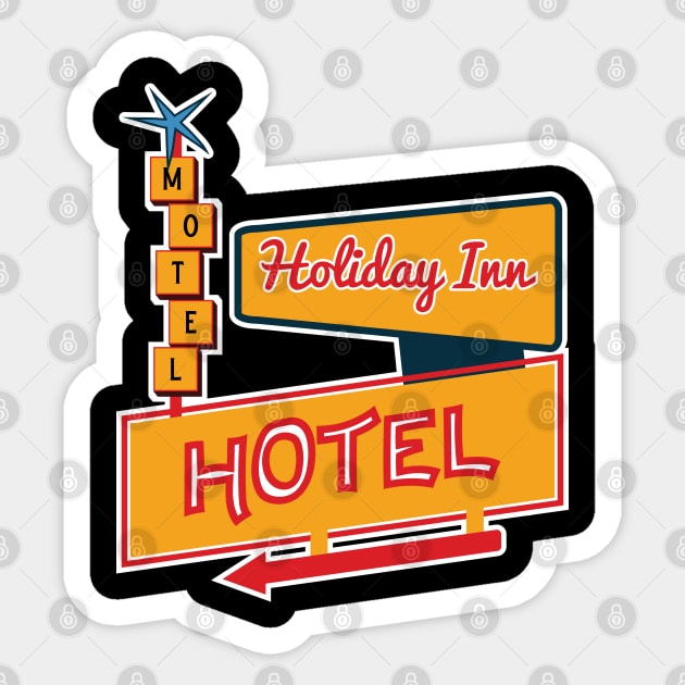 Hotel Motel Holiday Inn Sticker by Emma